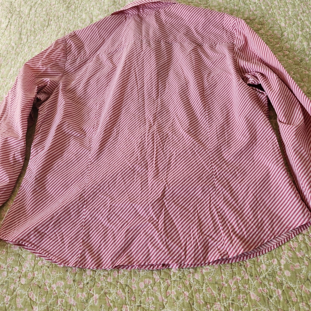 Calvin Klein Jeans Striped Red Women's Shirt Size XL/XG - Picture 12 of 15